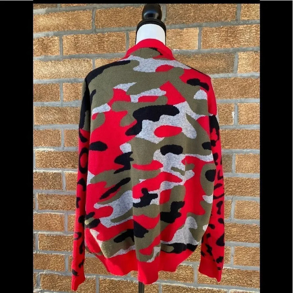 Sen cocoon camoflage open sweater m - Picture 11 of 15